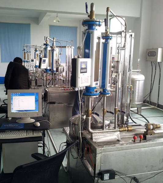 Linea di test e calibrazione