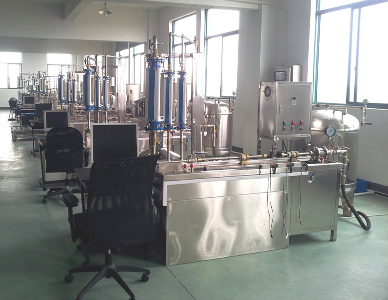 Linea di test e calibrazione