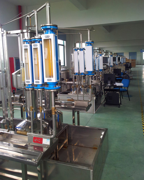 Linea di test e calibrazione