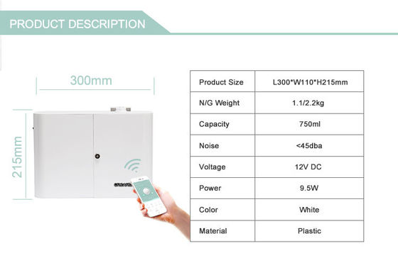 Wifi Airing5 scent diffuser commercial use