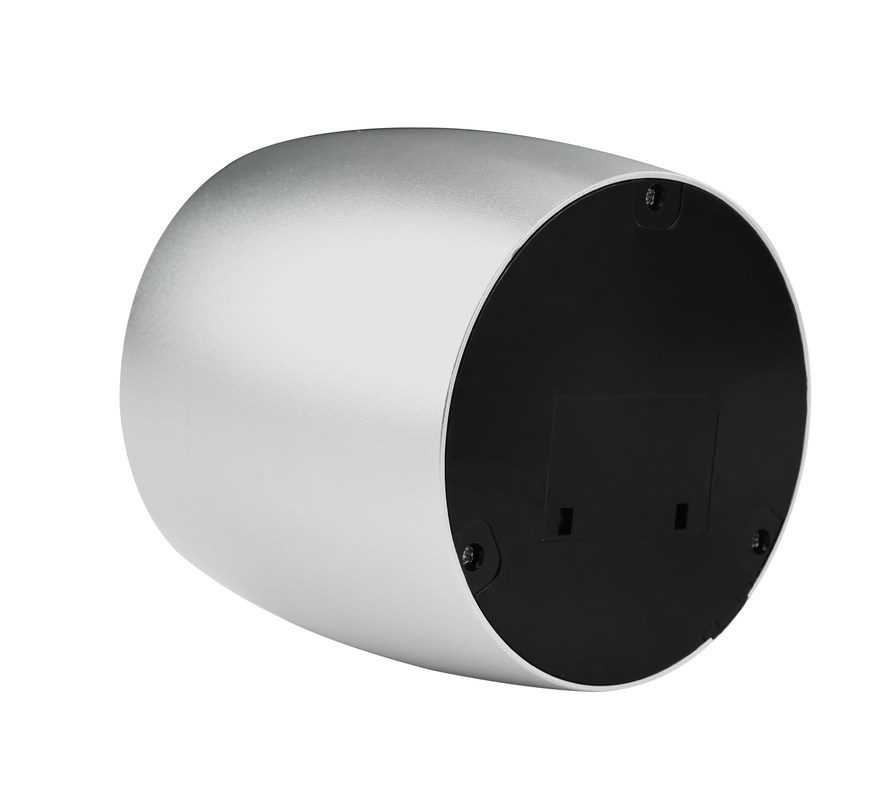 Cute Sliver Portable Aluminum Automatic Air Freshener With 60ml Glass Bottle